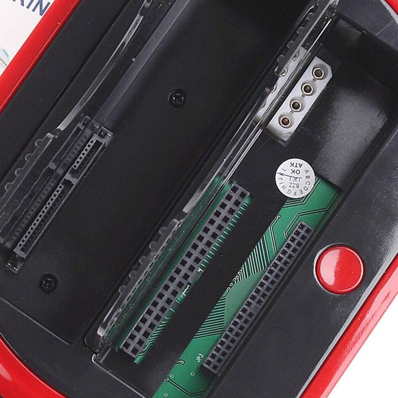 Karlak Multifunctional Hard Disk Base 2.5/3.5 inch IDE/SATA Mobile Hard Disk Base Dual-bay HDD Docking Station US Plug - Image 3